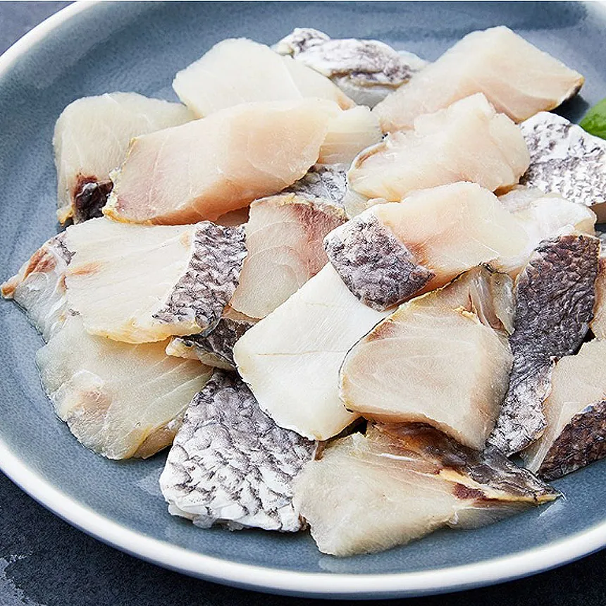 먹기 좋은 크기의 담백한 냉동 순살 민어 120g (업체별도 무료배송)