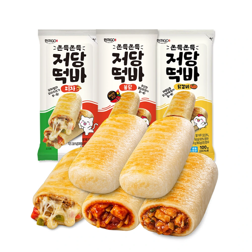 [떠리몰] 한끼GO 쫀득쫀득 저당떡바 혼합 100g x 24팩 (33,990원/무료)
